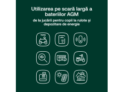 Green Cell CUBE AGM IP54 12V 75Ah akumulátorová bezúdržbový akumulátor rybarska lod obytné auto fotovoltaika