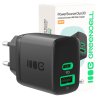 Green Cell PowerSource Duo30 USB/USB-C-laddare, svart, 30 W Power Delivery-strömadapter