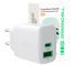 Green Cell PowerSource Duo30 USB/USB-C-laddare, vit, 30 W Power Delivery-strömadapter