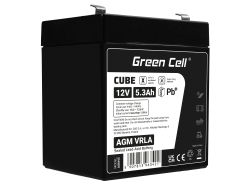 Green Cell ® AGM 12V 5.3Ah batteri VRLA blybatterileksaker elektriska leksaker larmar barnfordon