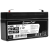 Green Cell ® AGM 6V 1.3Ah batteri VRLA blybatterileksaker elektriska leksaker larmar barnfordon