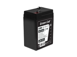 Green Cell CUBE AGM IP54 6V 5Ah batteri VRLA blybatteri leksaker elektriska leksaker larmar barnfordon