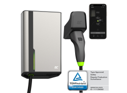 Green Cell GC HabuDen Wallbox 11kW 22kW 32A 7,5m laddkabel typ 2 Intelligent laddstation för elbilar med GC App Bluetooth WiFi