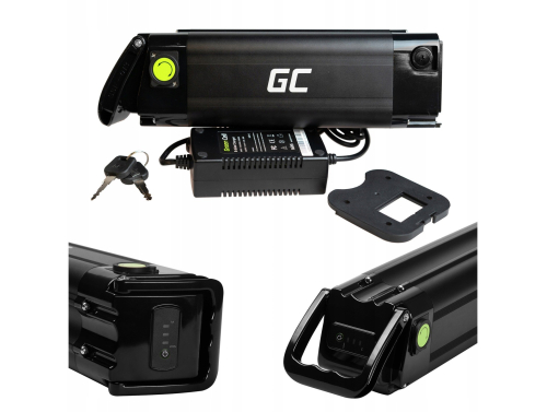 GC Silverfish batteri till Ebike elcykel med laddare 24V 10,4Ah 250Wh XLR 3 pin, inklusive för Prophete. Polsk produktion.