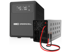 Greencell UPS Napajanje sa Rezervom AVR 800VA 500W PowerCore 12 VDC sa LCD ekranom