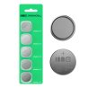 Greencell Blister 5x litiumbatteri CR2032 3V 220mAh knappbatteri för nycklar, klockor, fjärrkontroller, vågar