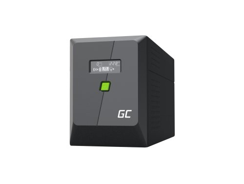 Nödkälla UPS Greencell 2000VA 1200W PowerProof med LCD-skärm