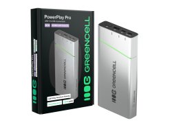 Powerbank Greencell PowerPlay Pro 20800mAh 65W – snabbladdning, PD, Ultra Charge, tillverkad i Polen