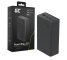 Greencell PowerPlay 30 - svart powerbank med 30 000mAh, 22,5W, 4 portar
