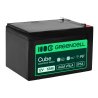 Greencell AGM VRLA 12V 12Ah underhållsfri akumulator för kassaapparat, leksaker, kameror (151x98.5x95mm)