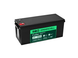Greencell AGM VRLA 12V 175Ah underhållsfritt batteri för båtar, fotovoltaik, solpaneler (532x207x220mm)