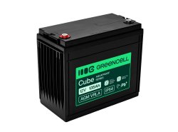 Greencell AGM VRLA 12V 135Ah underhållsfri batteri för båt, fotovoltaik, solpaneler (341x173x287mm)
