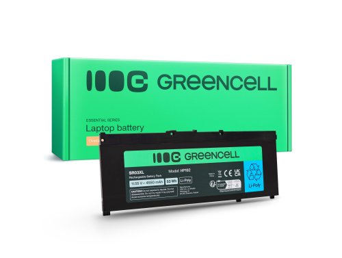 Batteri Greencell för HP SR03XL HP Pavilion Gaming 15