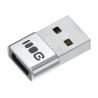 Adapter Plug&Play Greencell 2,4 A USB-A till USB-C 480 Mbps 12 W aluminium