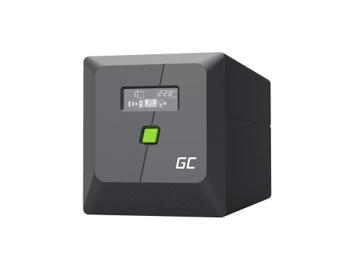 Nödbatteri UPS Greencell 750VA 480W PowerProof med LCD-displayer