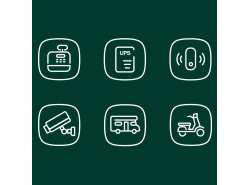 Green Cell CUBE AGM IP54 12V 55Ah batteri VRLA blybatteri Unbemann fiskeskärare båtskoter gräsklippare gräsklippare