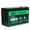 Green Cell ® AGM 12V 7Ah batteri VRLA blybatteri Unbemann UPS UPS system UPS system backup batteri