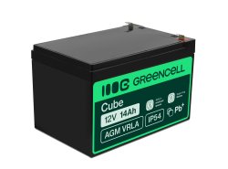 Green Cell ® AGM 12V 14Ah batteri VRLA blybatterileksaker elektriska leksaker larmar barnfordon