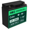 Green Cell ® AGM 12V 20Ah batteri VRLA blybatteri Unbemann Caravan fotovoltaisk rullstol solbatteri