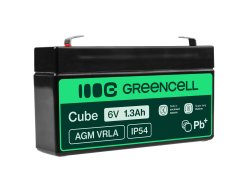Green Cell ® AGM 6V 1.3Ah batteri VRLA blybatterileksaker elektriska leksaker larmar barnfordon