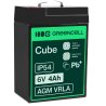 Green Cell ® AGM 6V 4Ah batteri VRLA blybatterileksaker elektriska leksaker larmar barnfordon