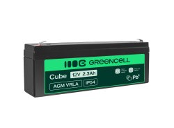Green Cell ® AGM 12V 2.3Ah batteri VRLA blybatterileksaker elektriska leksaker larmar barnfordon