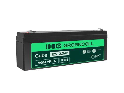Green Cell ® AGM 12V 2.3Ah batteri VRLA blybatterileksaker elektriska leksaker larmar barnfordon