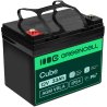 Green Cell ® AGM 12V 33Ah batteri VRLA blybatteri Unbemann fiskeskärare båtskoter gräsklippare gräsklippare
