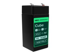 Green Cell ® AGM 4V 4.5Ah batteri VRLA blybatterileksaker elektriska leksaker larmar barnfordon