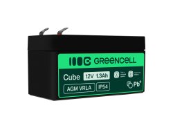 Green Cell ® AGM 12V 1.3Ah batteri VRLA blybatterileksaker elektriska leksaker larmar barnfordon