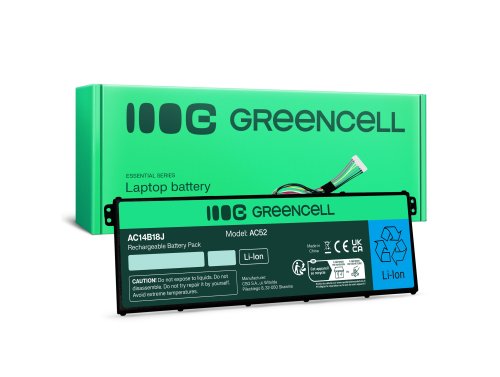 Green Cell Batteri AC14B13J AC14B18J för Acer Aspire 3 A315-23 A315-55G ES1-111M ES1-331 ES1-531 ES1-533 ES1-571