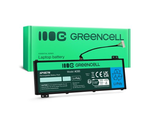 Green Cell Batteri AP18E7M AP18E8M för Acer Nitro AN515-44 AN515-45 AN515-54 AN515-55 AN515-57 AN515-58 AN517-51