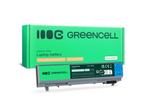 Green Cell Batteri PT434 W1193 4M529 för Dell Latitude E6400 E6410 E6500 E6510 Precision M2400 M4400 M4500