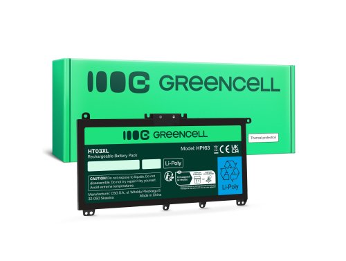 Green Cell Batteri HT03XL L11119-855 för HP 250 G7 G8 255 G7 G8 240 G7 G8 245 G7 G8 470 G7, HP 14 15 17, HP Pavilion 14 15