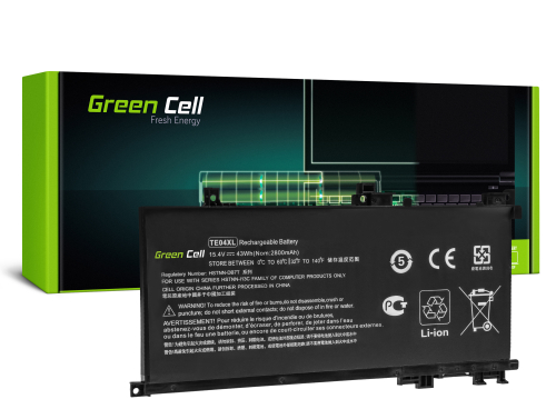 Green Cell Batteri TE04XL 905175-271 905175-2C1 905277-855 HSTNN-DB7T TPN-Q173 för HP Omen 15-AX, HP Pavilion 15-BC