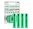 4x Ackumulatorer AAA R3 950mAh Ni-MH laddningsbara Batterier Green Cell