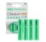 4x Ackumulatorer AAA R3 800mAh Ni-MH laddningsbara Batterier Green Cell
