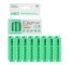 16x Ackumulatorer AAA R3 950mAh Ni-MH laddningsbara Batterier Green Cell