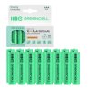 16x Ackumulatorer AAA R3 950mAh Ni-MH laddningsbara Batterier Green Cell