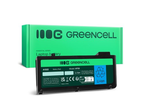 Green Cell Batteri A1322 för Apple MacBook Pro 13 A1278 (Mid 2009, Mid 2010, Early 2011, Late 2011, Mid 2012)