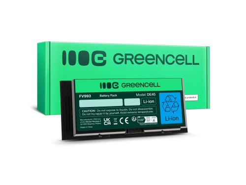Green Cell Batteri FV993 FJJ4W PG6RC R7PND för Dell Precision M4600 M4700 M4800 M6600 M6700 M6800