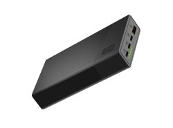 Green Cell PowerPlay20s PowerBank 20000mAh 22,5W PD USB C med snabbladdning för iPhone 15 14 13 12 11 X, Samsung Galaxy S24