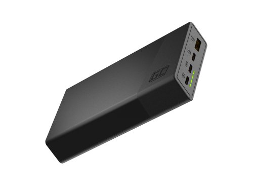 Green Cell PowerPlay20s PowerBank 20000mAh 22,5W PD USB C med snabbladdning för iPhone 15 14 13 12 11 X, Samsung Galaxy S24